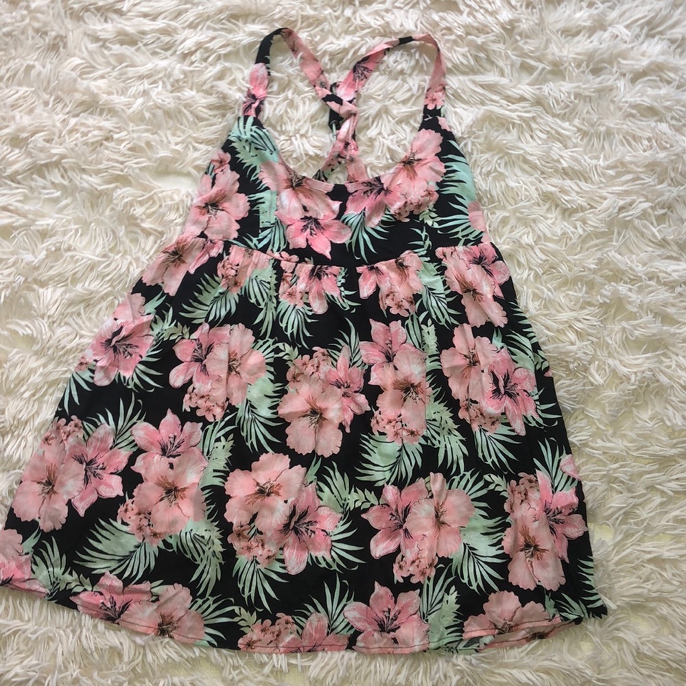 Tropical Floral Print ASOS Mini Dress